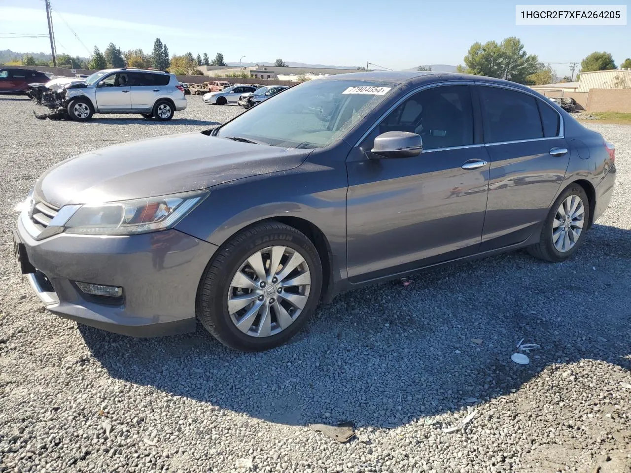 2015 Honda Accord Ex VIN: 1HGCR2F7XFA264205 Lot: 77904554