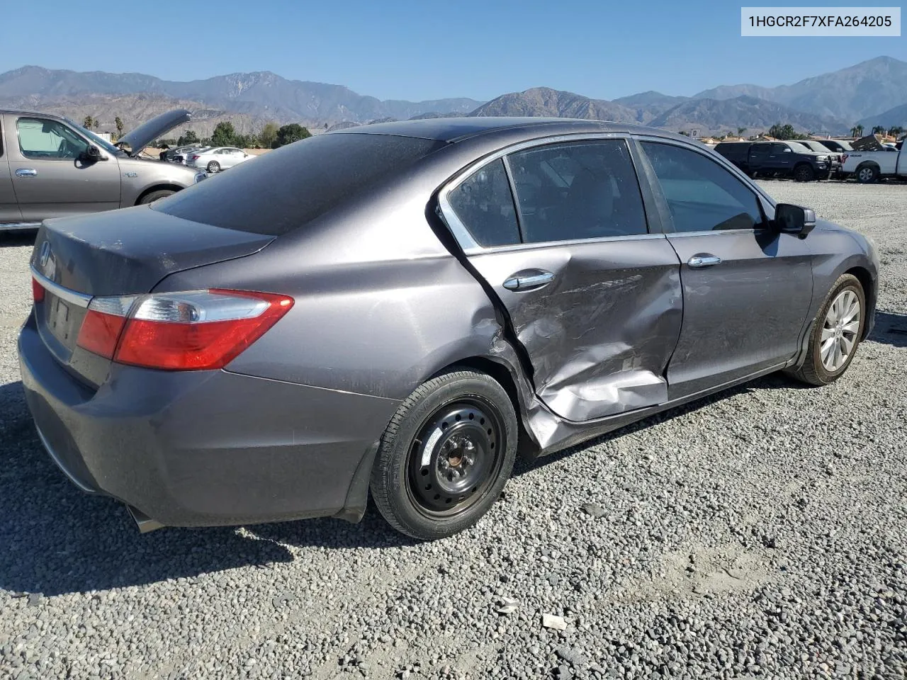 2015 Honda Accord Ex VIN: 1HGCR2F7XFA264205 Lot: 77904554