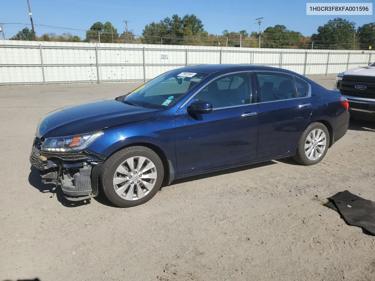 1HGCR3F8XFA001596 2015 Honda Accord Exl