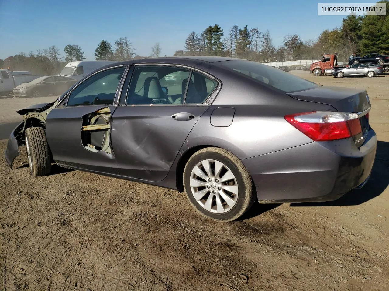 2015 Honda Accord Ex VIN: 1HGCR2F70FA188817 Lot: 78051414