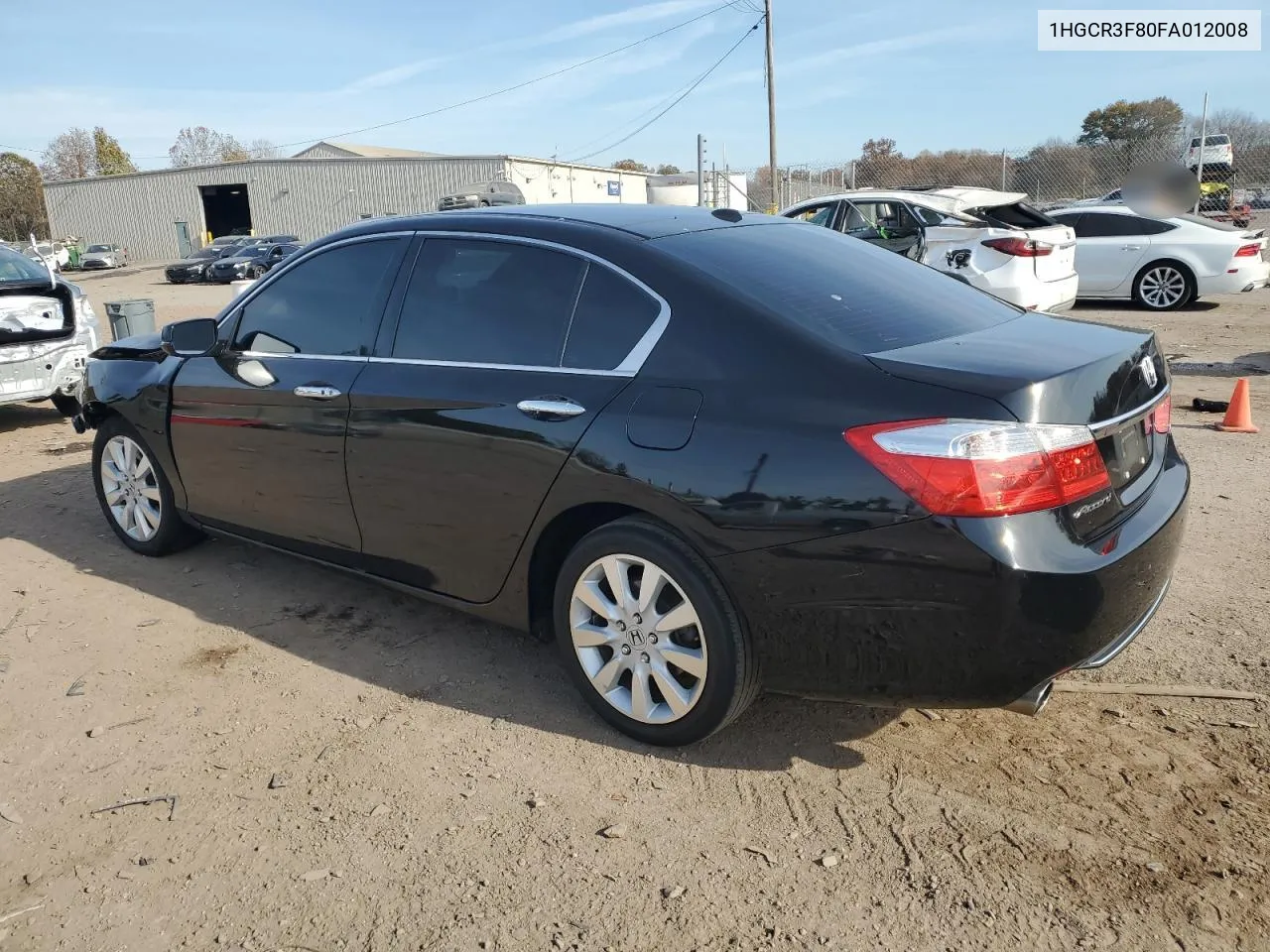 2015 Honda Accord Exl VIN: 1HGCR3F80FA012008 Lot: 78358444