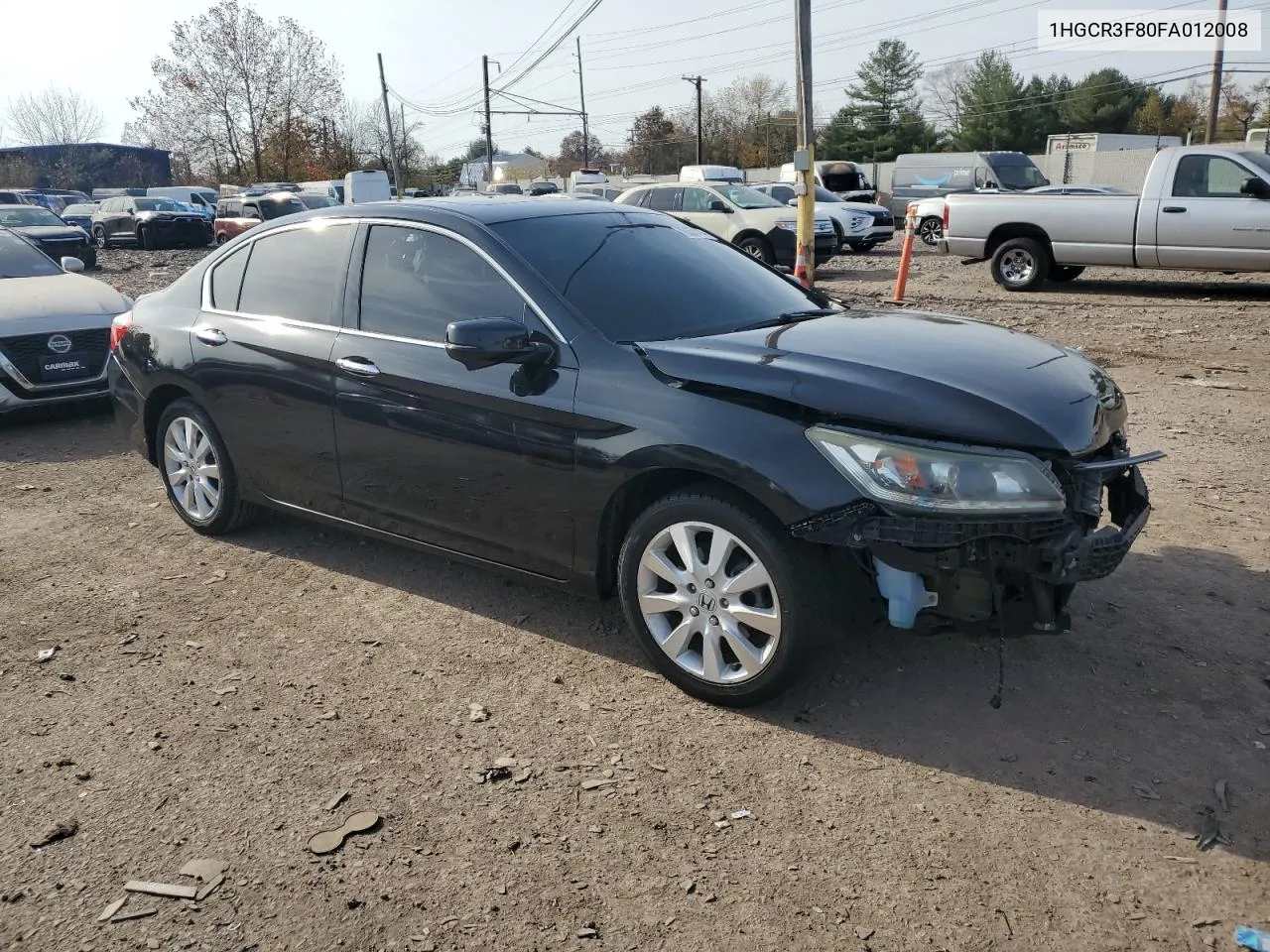 2015 Honda Accord Exl VIN: 1HGCR3F80FA012008 Lot: 78358444