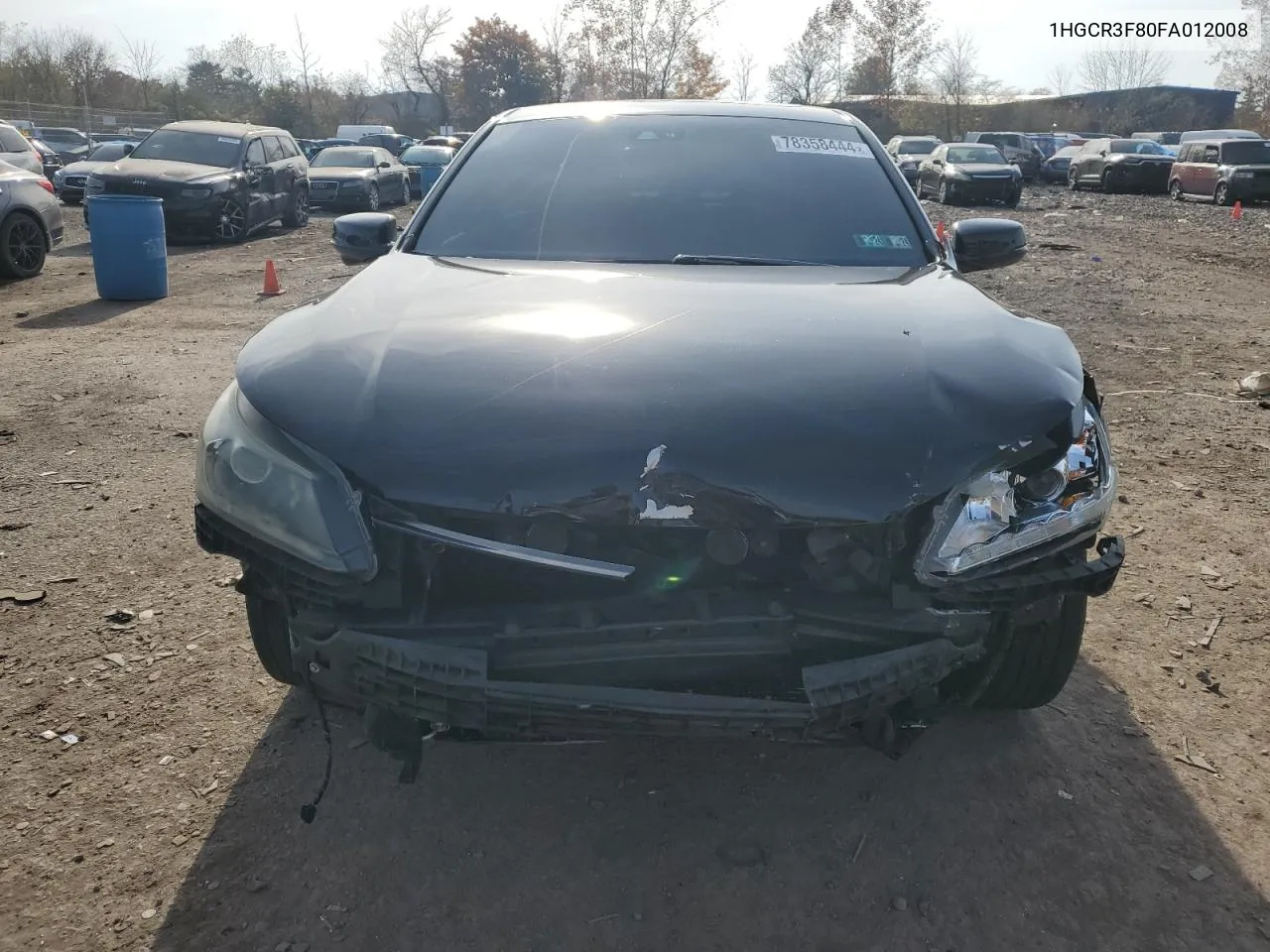 2015 Honda Accord Exl VIN: 1HGCR3F80FA012008 Lot: 78358444