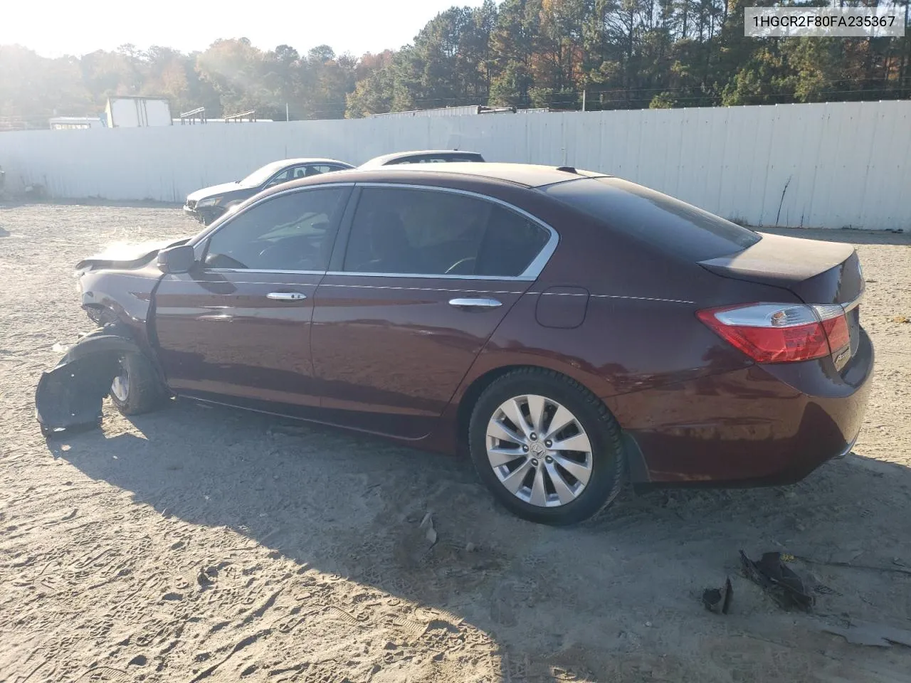 2015 Honda Accord Exl VIN: 1HGCR2F80FA235367 Lot: 78500164