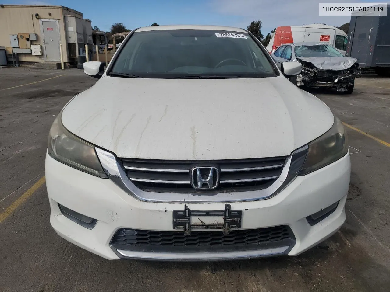 1HGCR2F51FA024149 2015 Honda Accord Sport