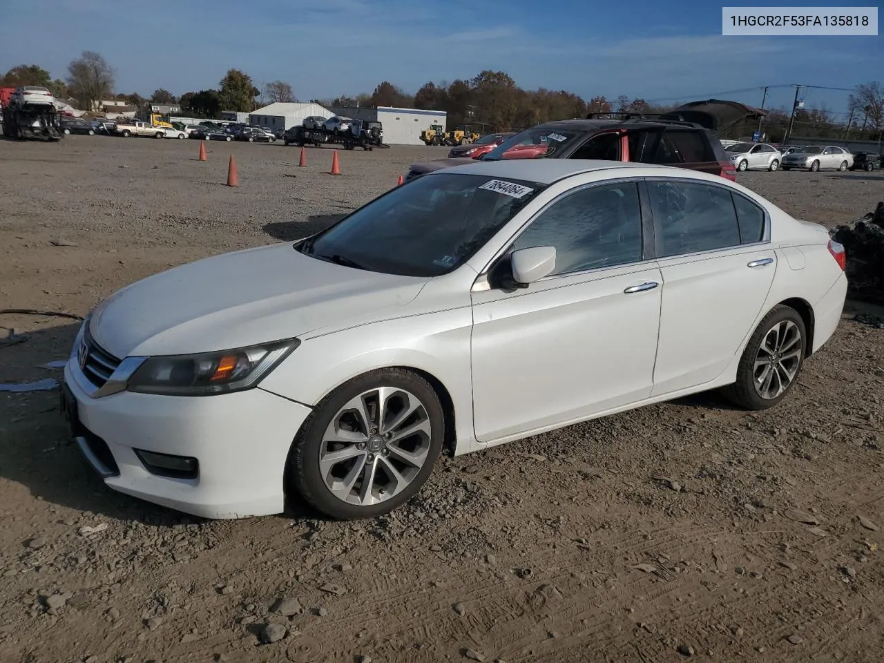 2015 Honda Accord Sport VIN: 1HGCR2F53FA135818 Lot: 78544064