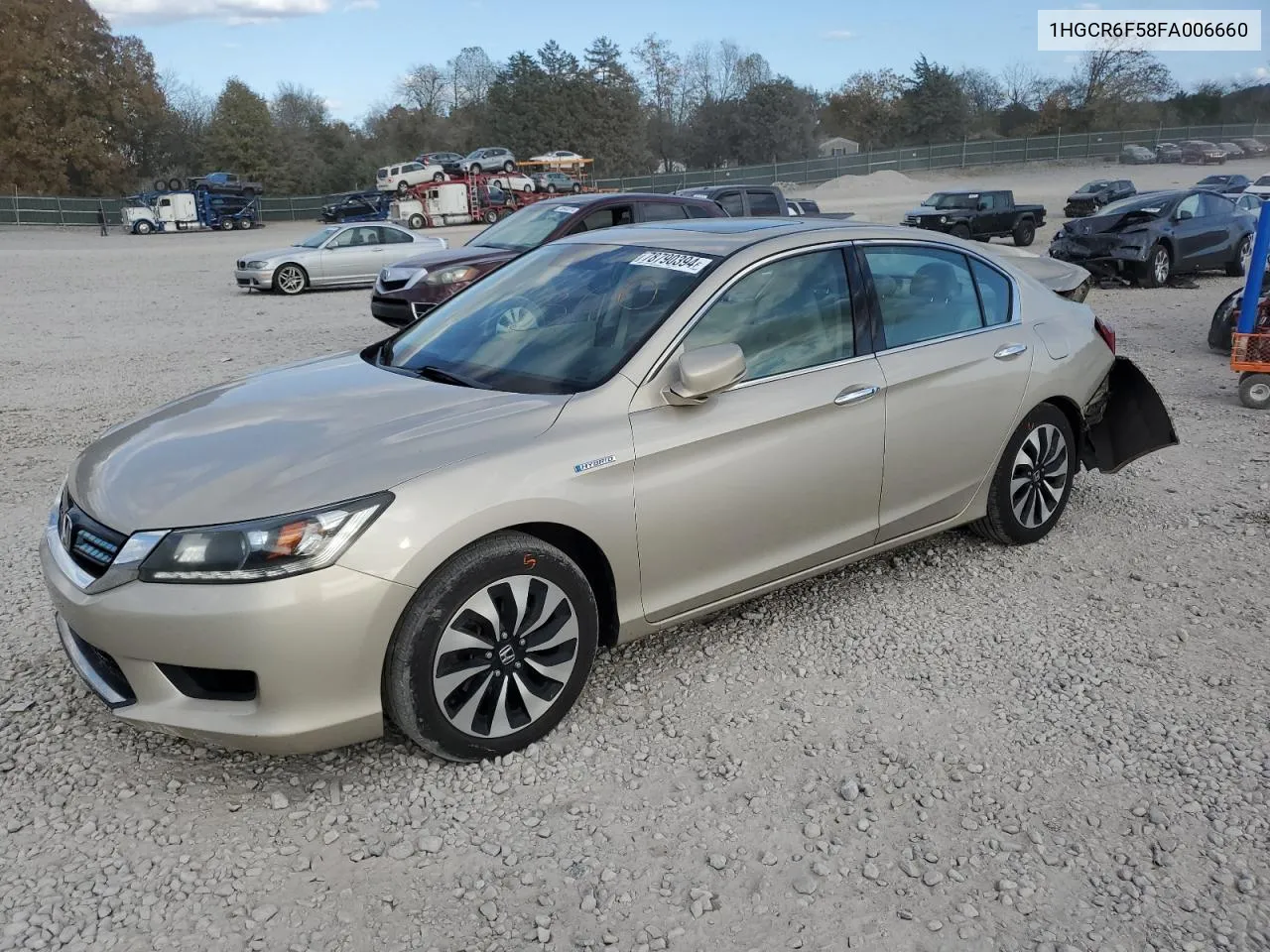 2015 Honda Accord Hybrid Exl VIN: 1HGCR6F58FA006660 Lot: 78790394