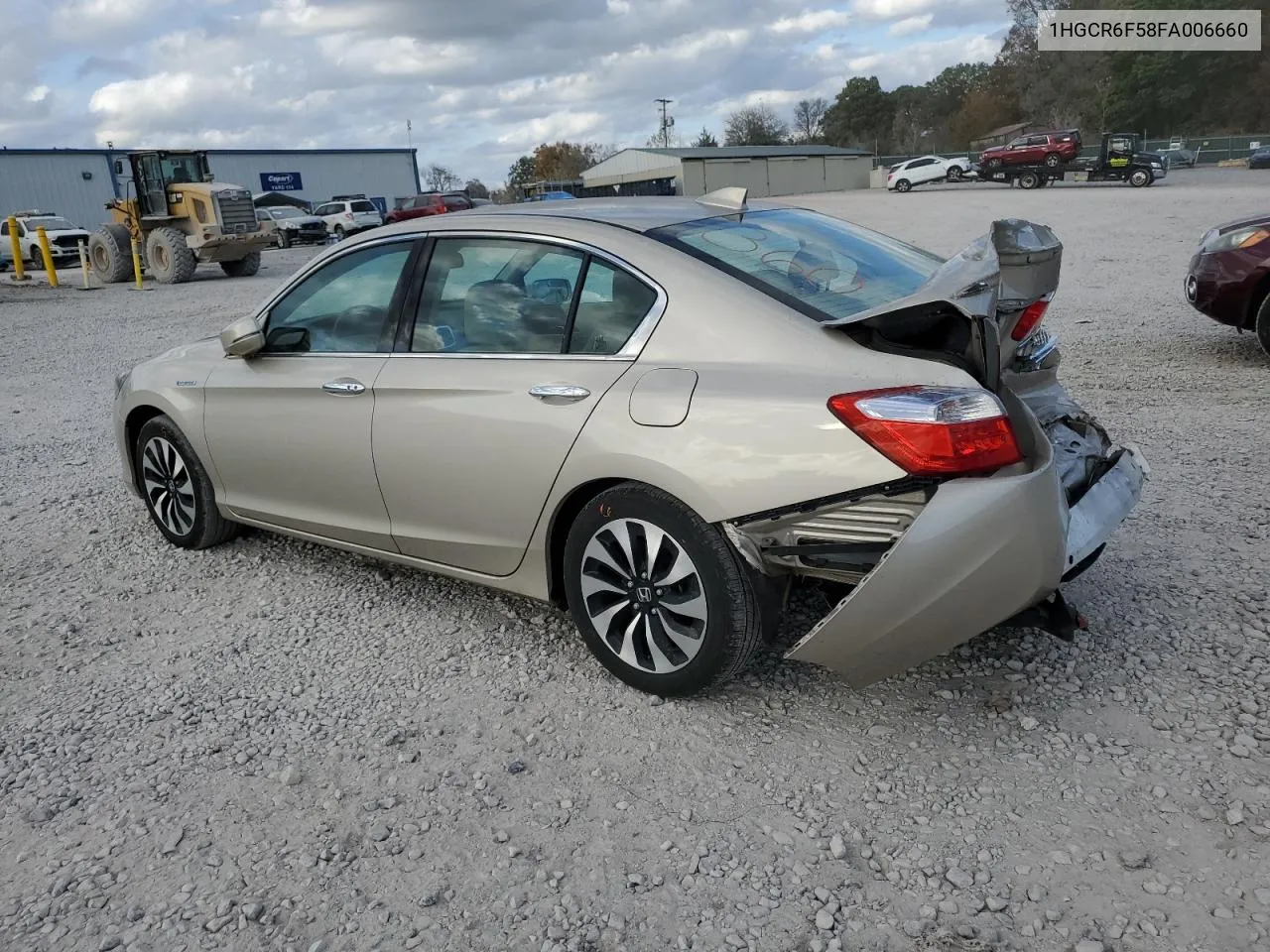 2015 Honda Accord Hybrid Exl VIN: 1HGCR6F58FA006660 Lot: 78790394