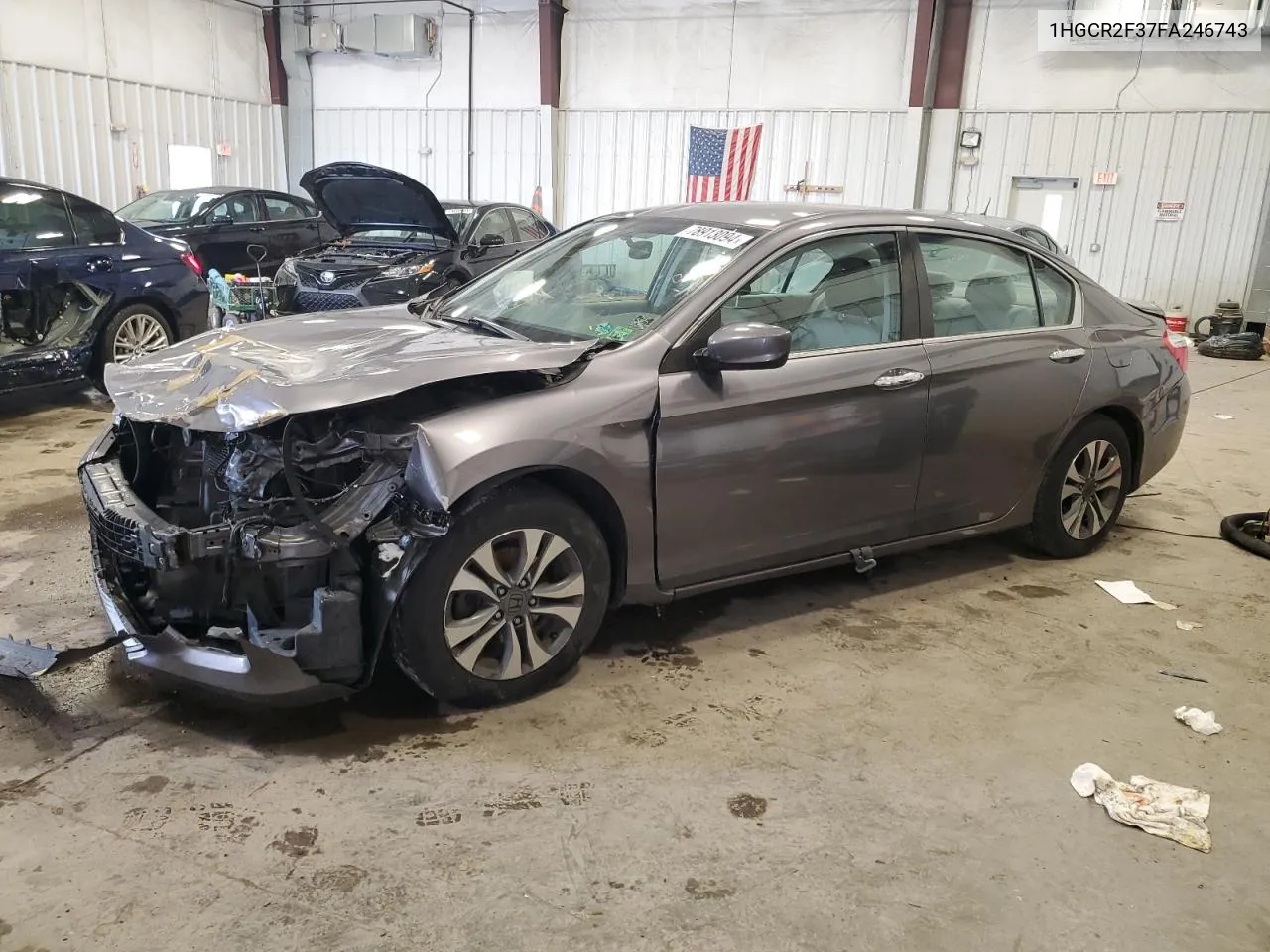 2015 Honda Accord Lx VIN: 1HGCR2F37FA246743 Lot: 78913094