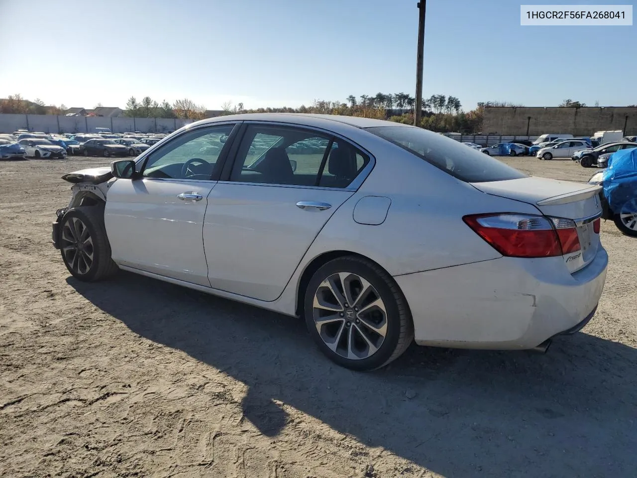 2015 Honda Accord Sport VIN: 1HGCR2F56FA268041 Lot: 78955834