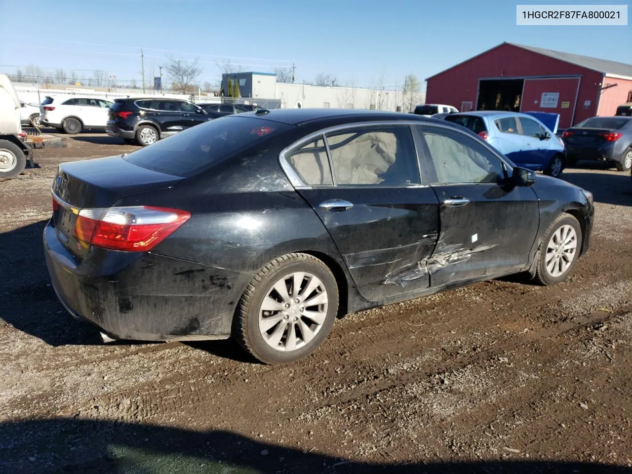 2015 Honda Accord Exl VIN: 1HGCR2F87FA800021 Lot: 79004444