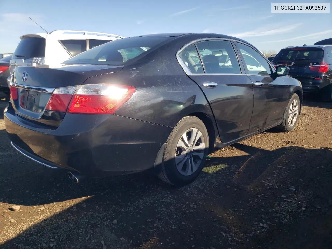 2015 Honda Accord Lx VIN: 1HGCR2F32FA092507 Lot: 79312794