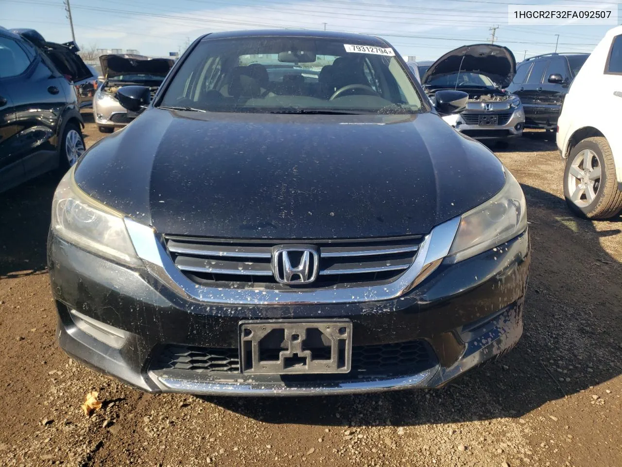 2015 Honda Accord Lx VIN: 1HGCR2F32FA092507 Lot: 79312794