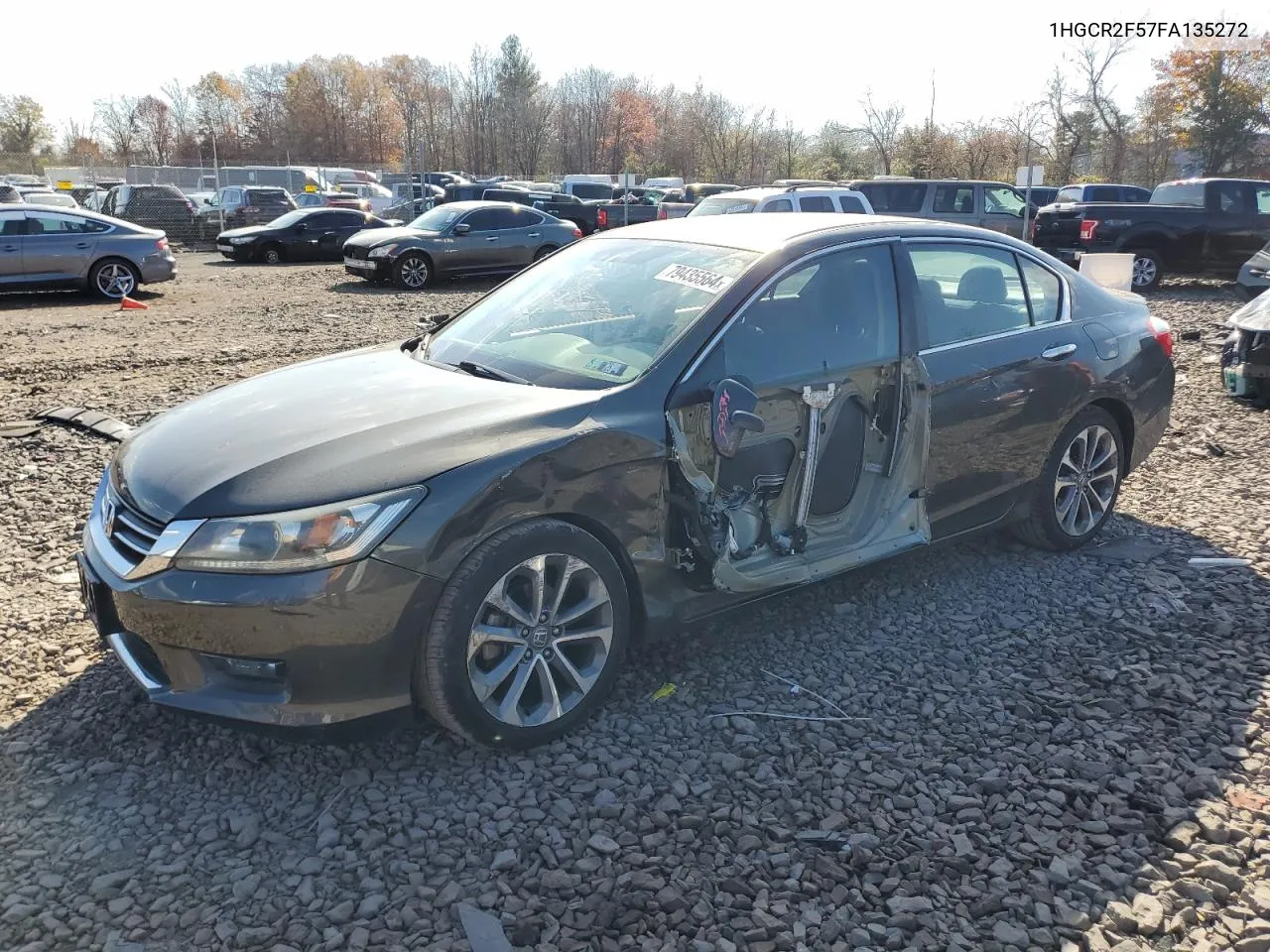 2015 Honda Accord Sport VIN: 1HGCR2F57FA135272 Lot: 79435564