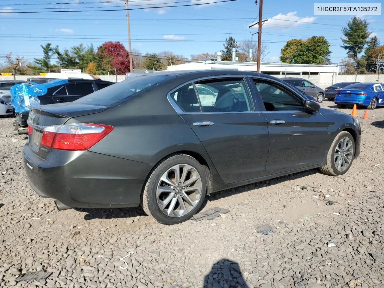 2015 Honda Accord Sport VIN: 1HGCR2F57FA135272 Lot: 79435564