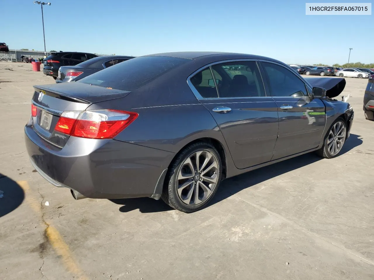 2015 Honda Accord Sport VIN: 1HGCR2F58FA067015 Lot: 79564244