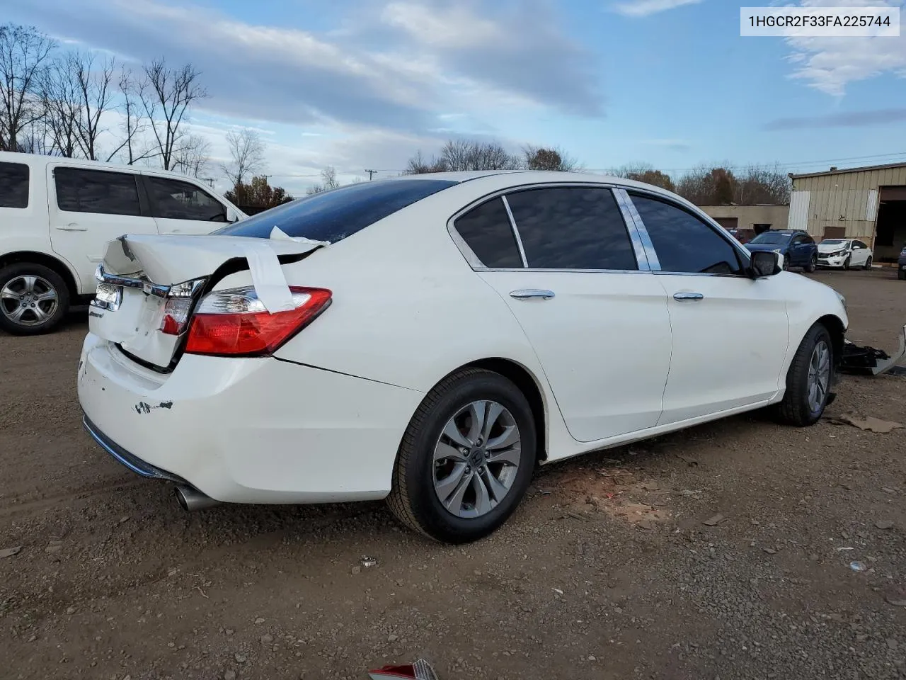 2015 Honda Accord Lx VIN: 1HGCR2F33FA225744 Lot: 79750374