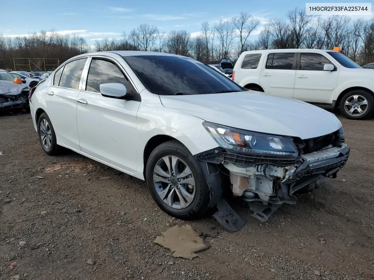 2015 Honda Accord Lx VIN: 1HGCR2F33FA225744 Lot: 79750374