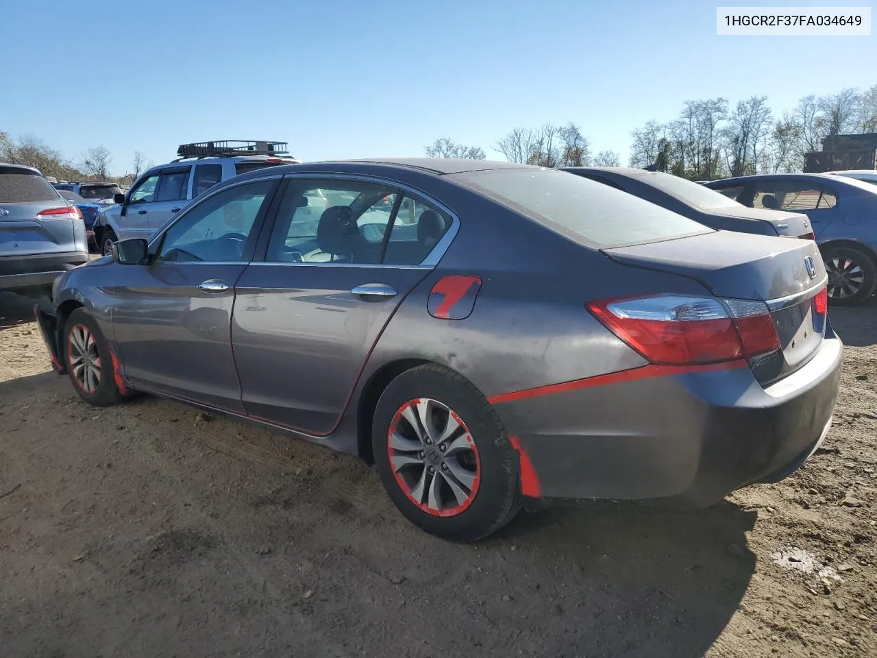 2015 Honda Accord Lx VIN: 1HGCR2F37FA034649 Lot: 80023604