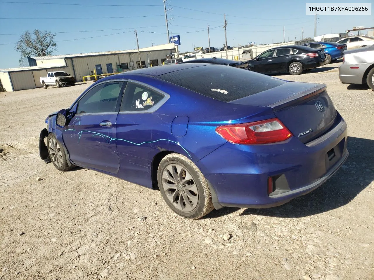 2015 Honda Accord Ex VIN: 1HGCT1B7XFA006266 Lot: 80075554