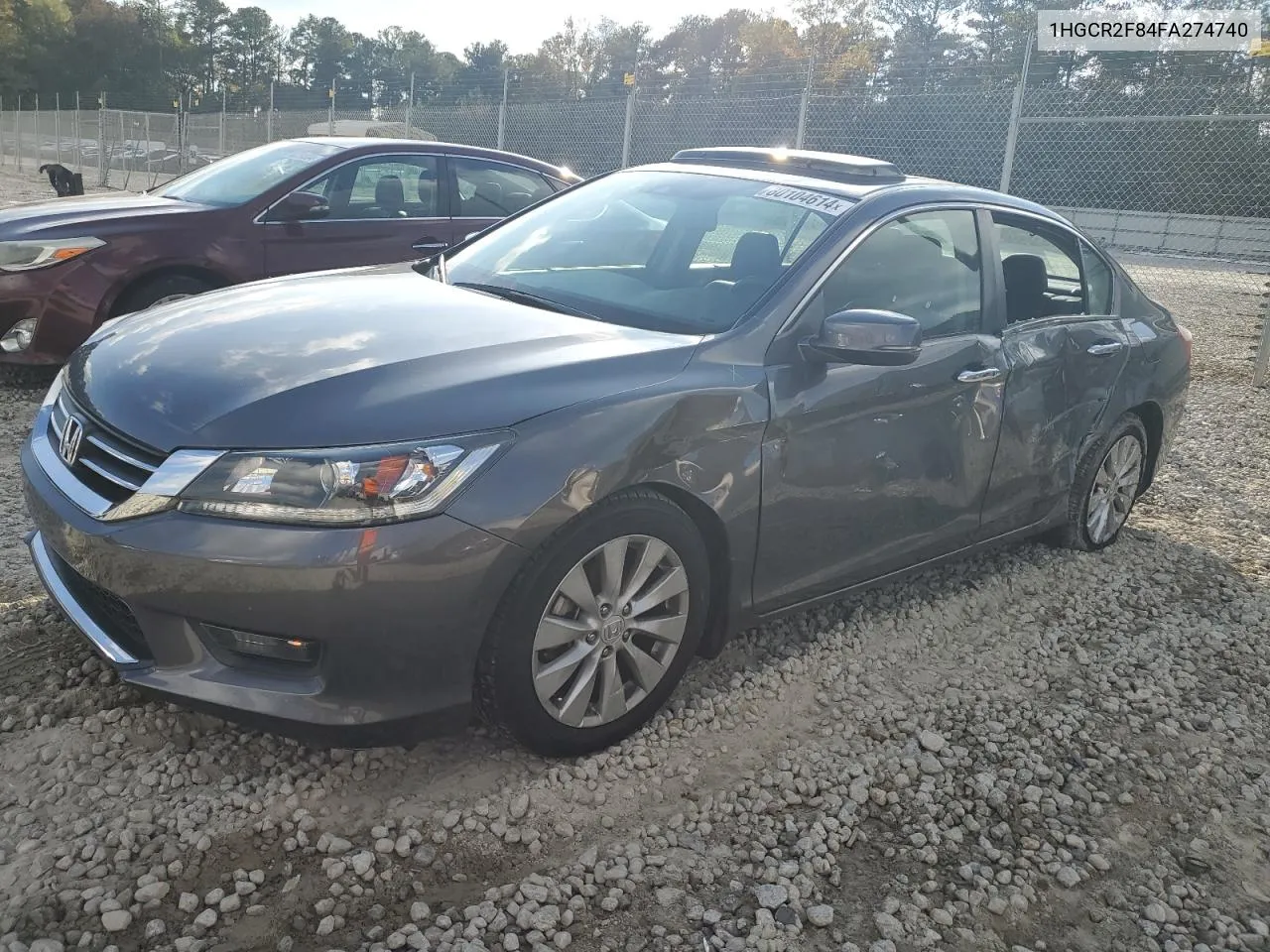 2015 Honda Accord Exl VIN: 1HGCR2F84FA274740 Lot: 80104614