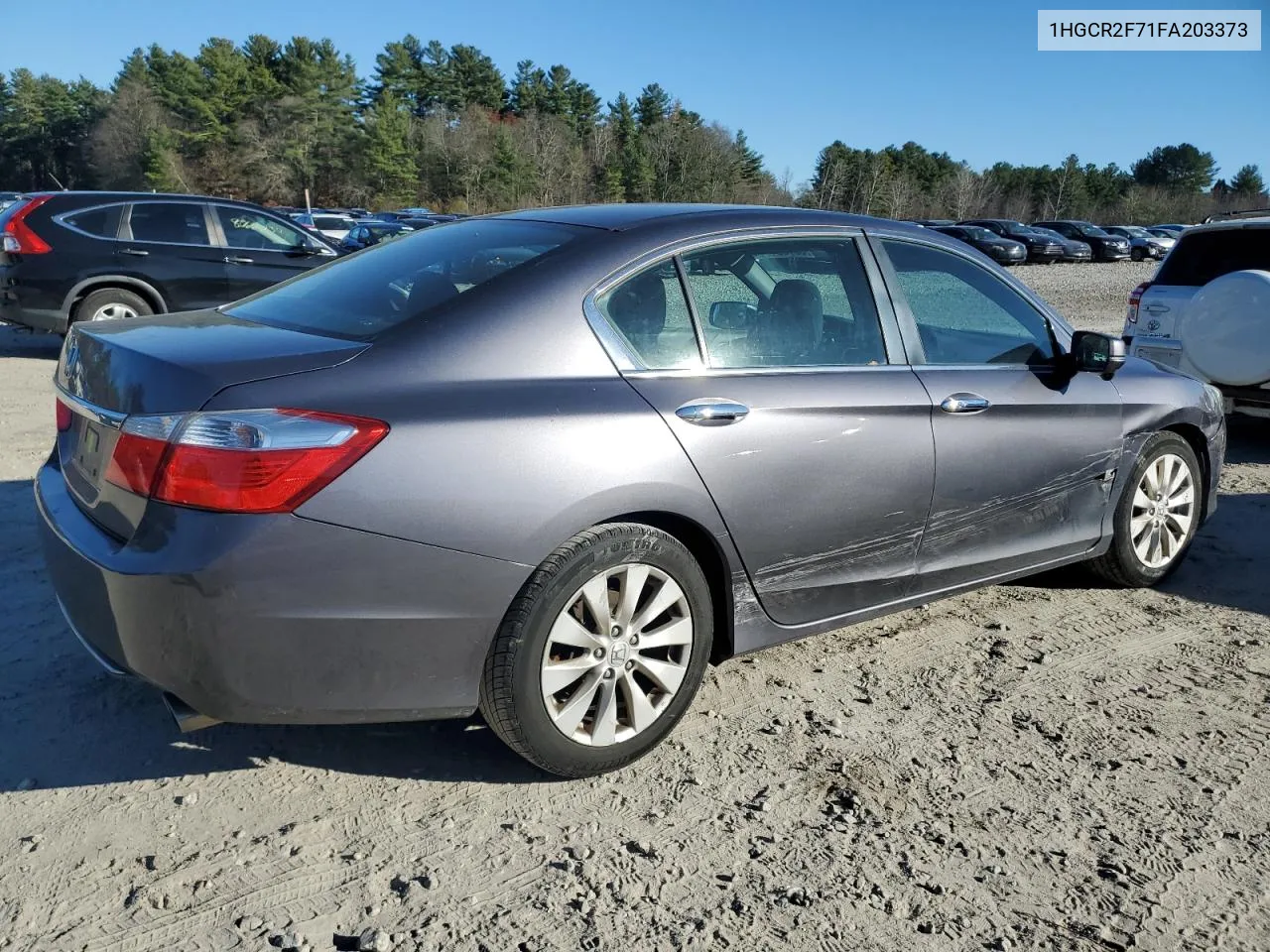 2015 Honda Accord Ex VIN: 1HGCR2F71FA203373 Lot: 80763404