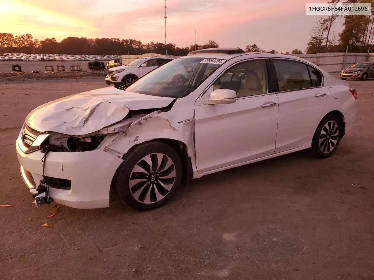 2015 Honda Accord Hybrid Exl VIN: 1HGCR6F54FA012696 Lot: 80868204