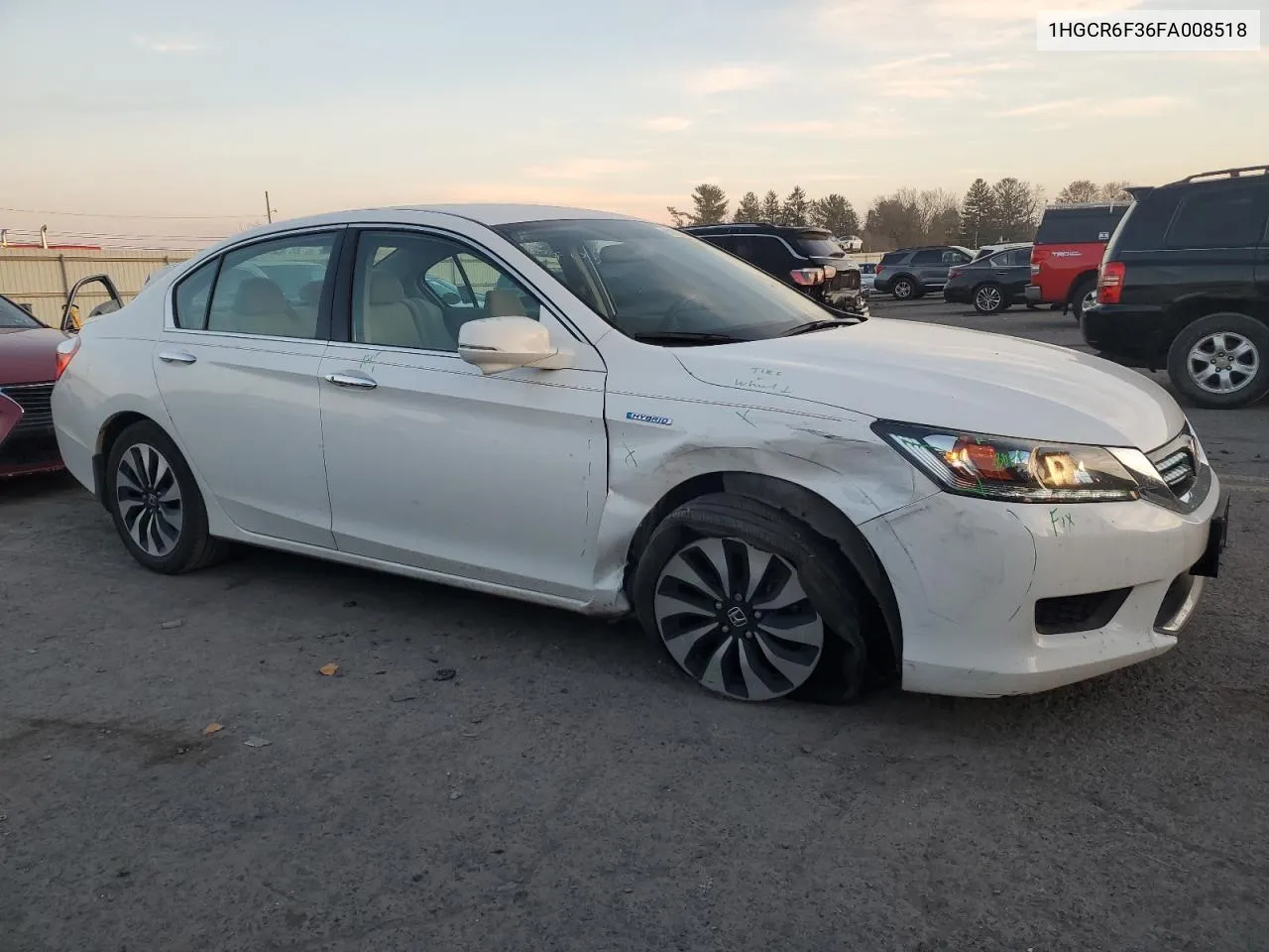 2015 Honda Accord Hybrid VIN: 1HGCR6F36FA008518 Lot: 81026334