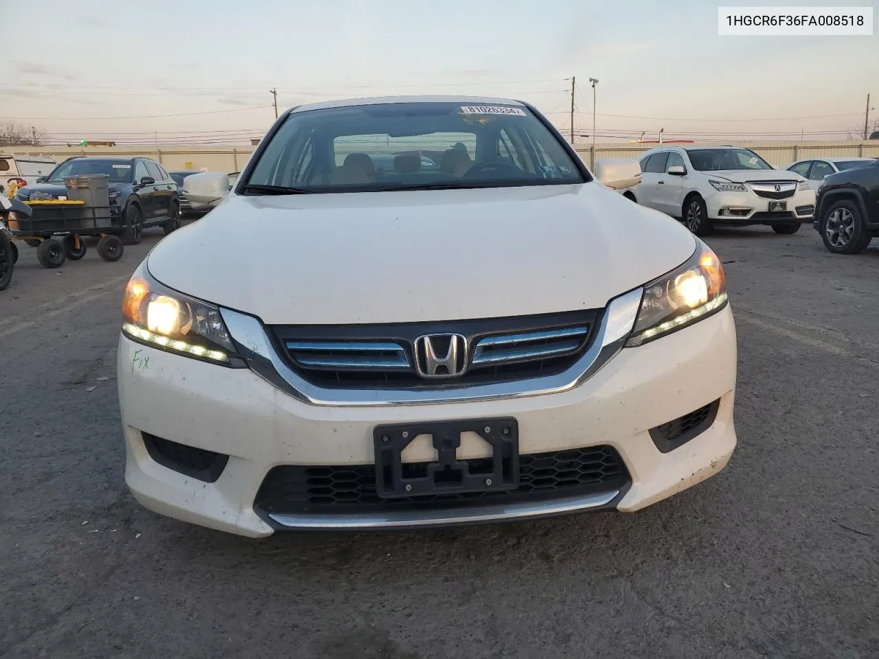 2015 Honda Accord Hybrid VIN: 1HGCR6F36FA008518 Lot: 81026334