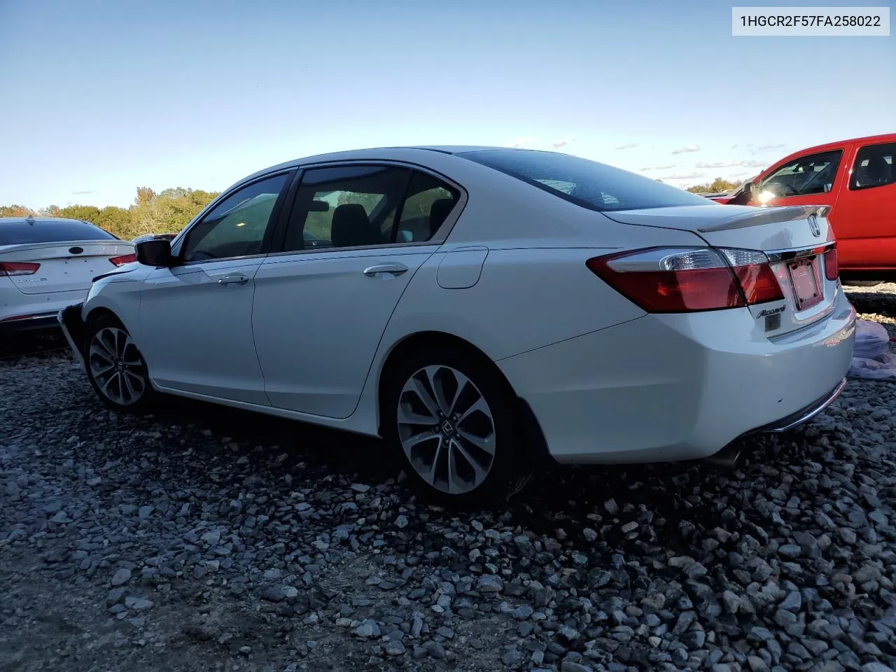 2015 Honda Accord Sport VIN: 1HGCR2F57FA258022 Lot: 81172124