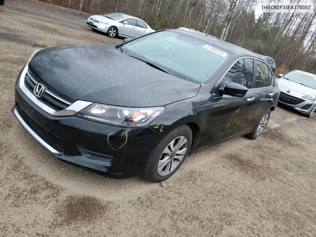 2015 Honda Accord Lx VIN: 1HGCR2F35FA170357 Lot: 81590534