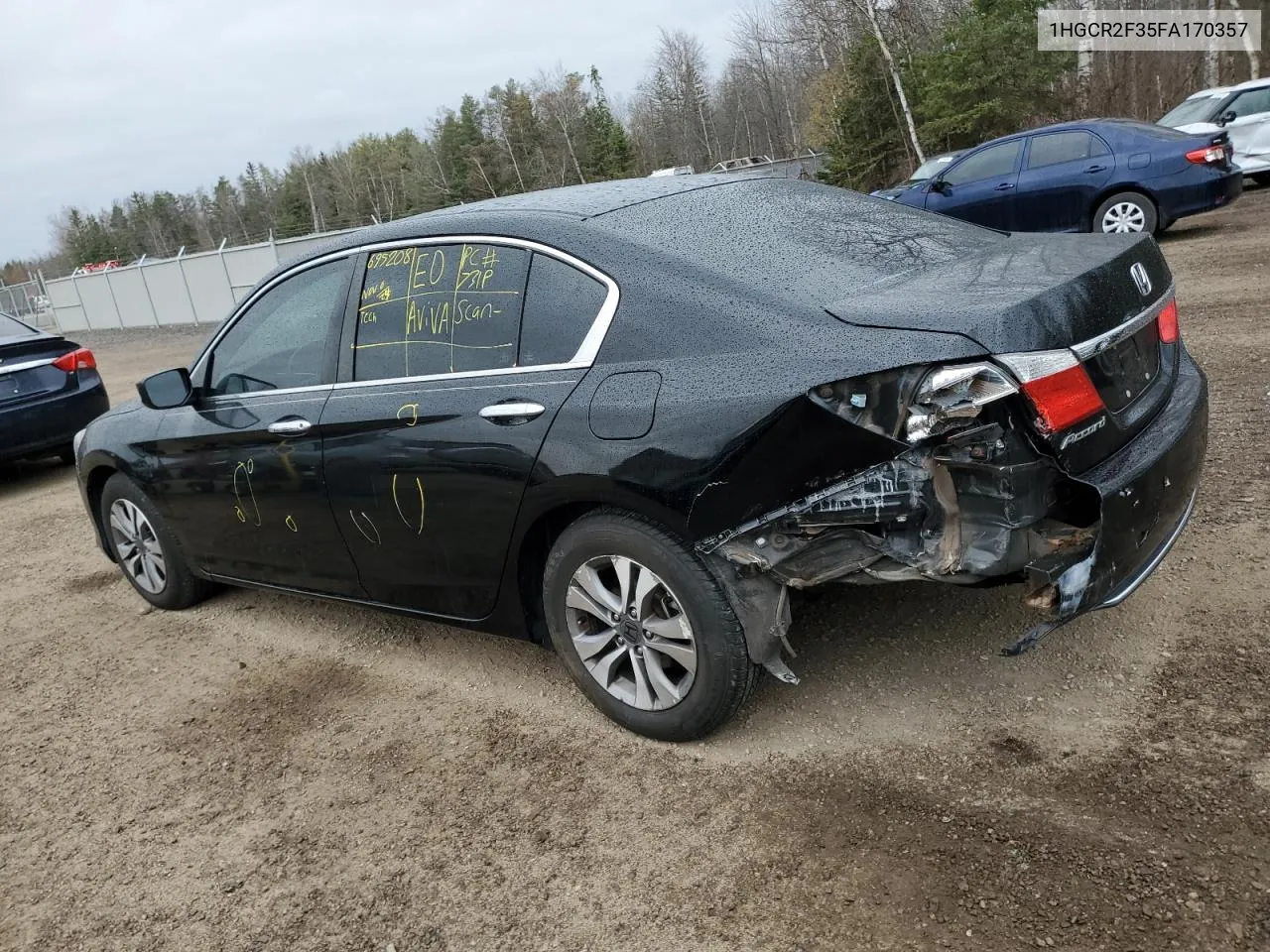 2015 Honda Accord Lx VIN: 1HGCR2F35FA170357 Lot: 81590534