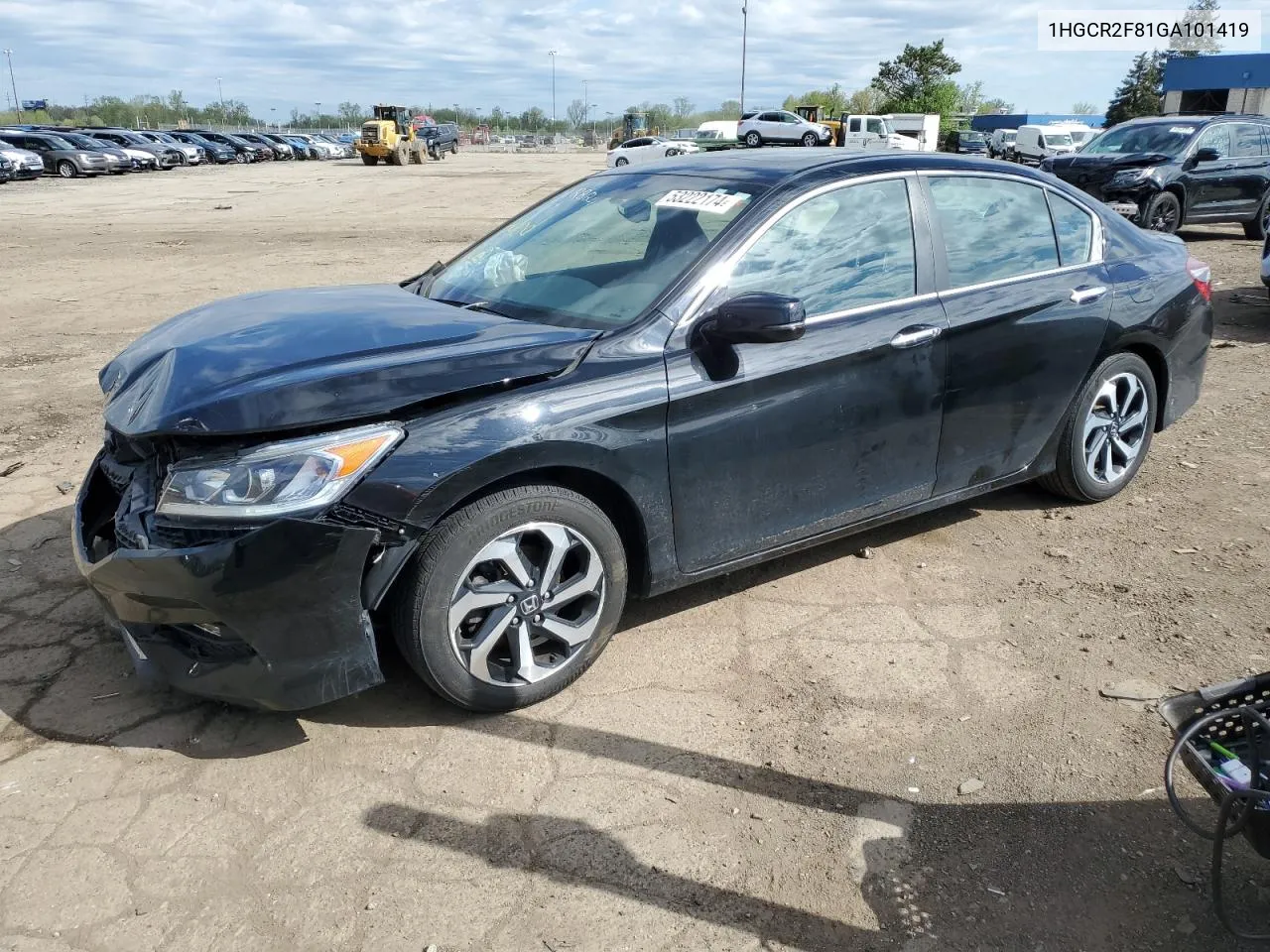 2016 Honda Accord Exl VIN: 1HGCR2F81GA101419 Lot: 53222174