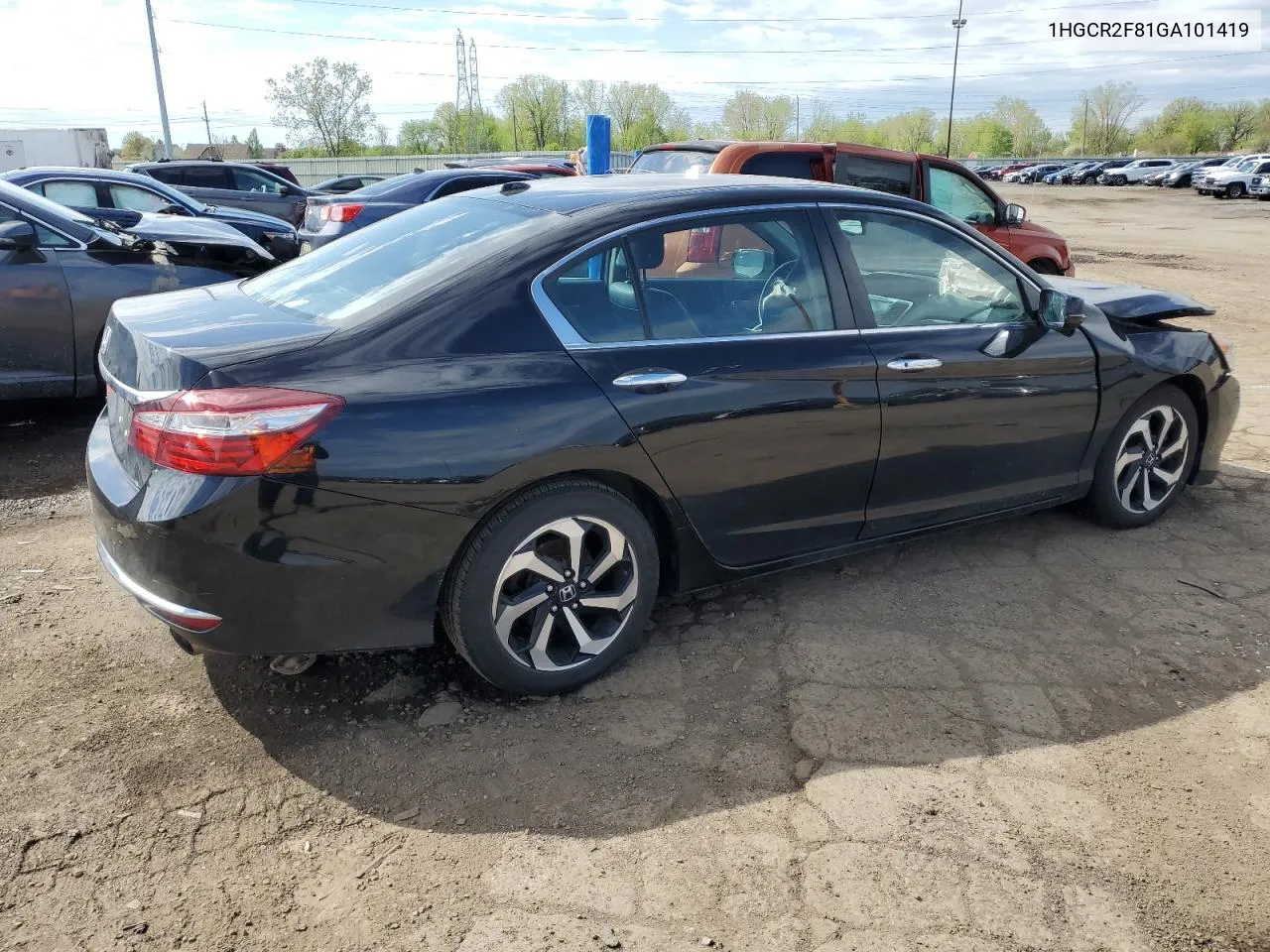 2016 Honda Accord Exl VIN: 1HGCR2F81GA101419 Lot: 53222174