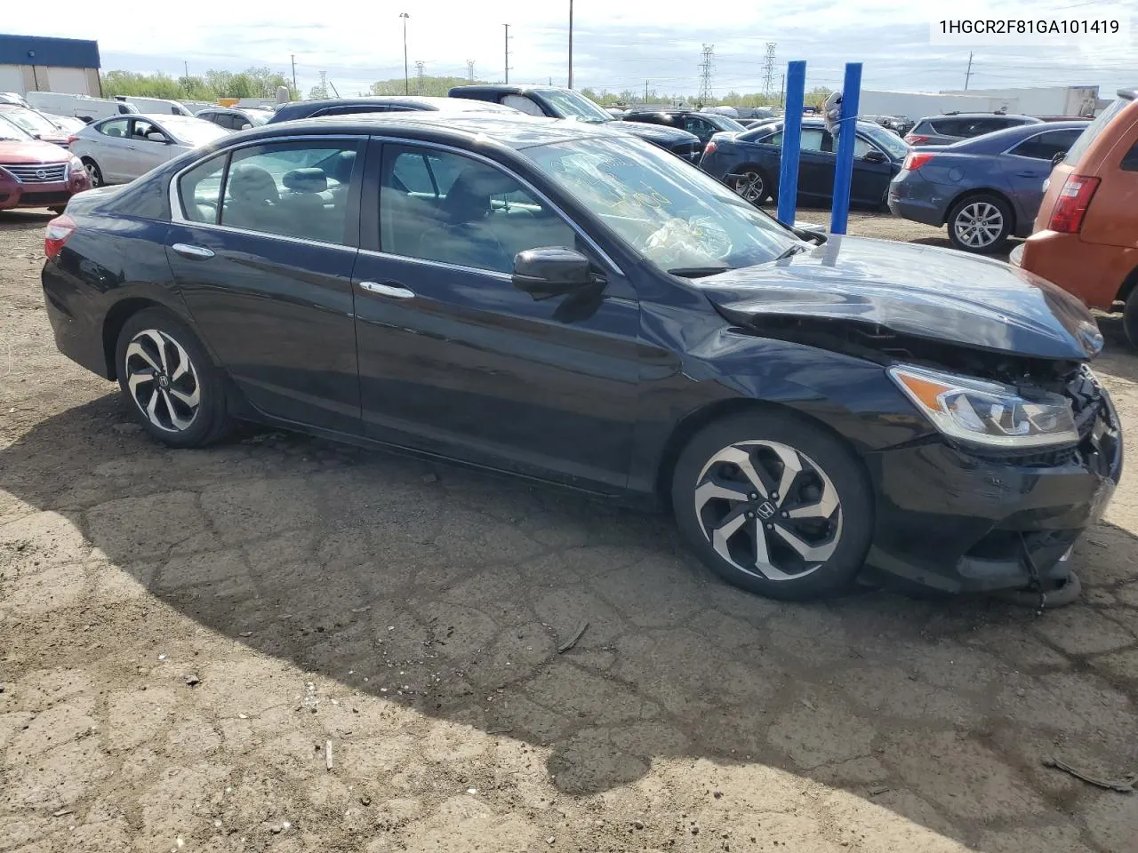 2016 Honda Accord Exl VIN: 1HGCR2F81GA101419 Lot: 53222174