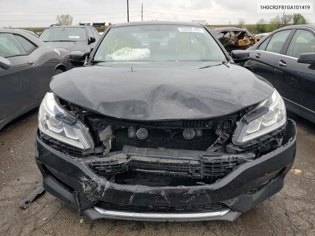 2016 Honda Accord Exl VIN: 1HGCR2F81GA101419 Lot: 53222174