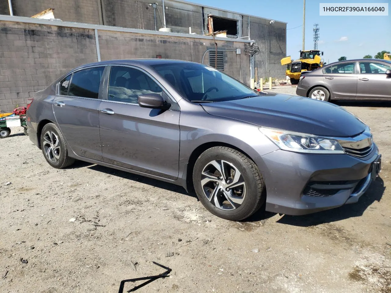 2016 Honda Accord Lx VIN: 1HGCR2F39GA166040 Lot: 53302114