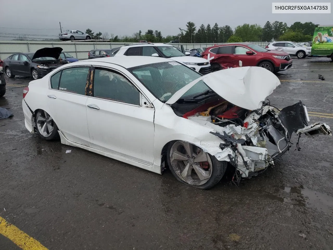 1HGCR2F5XGA147353 2016 Honda Accord Sport