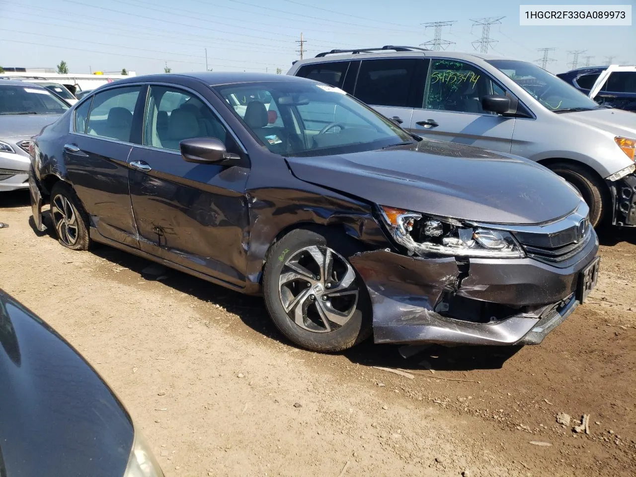 1HGCR2F33GA089973 2016 Honda Accord Lx