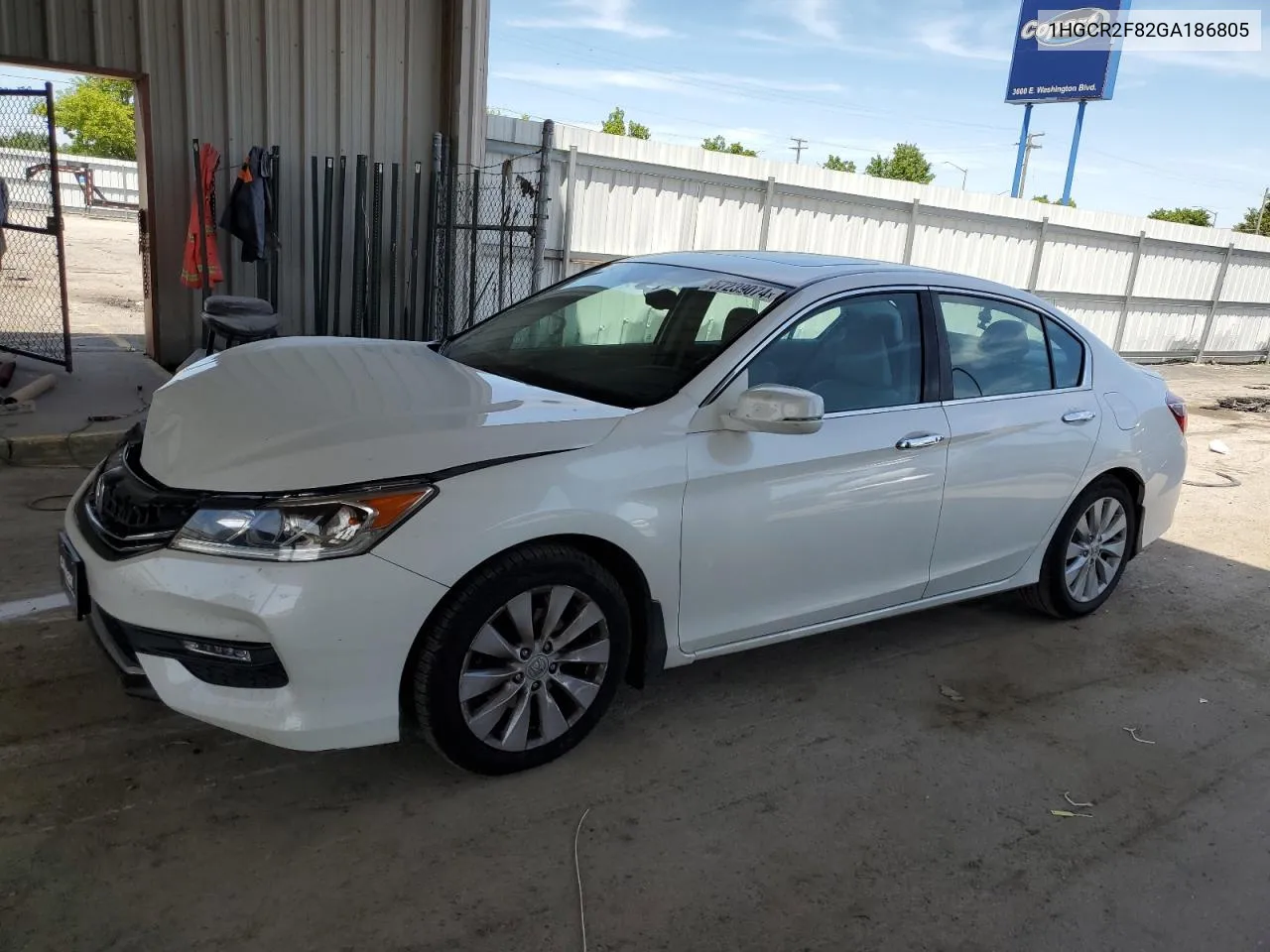 1HGCR2F82GA186805 2016 Honda Accord Exl