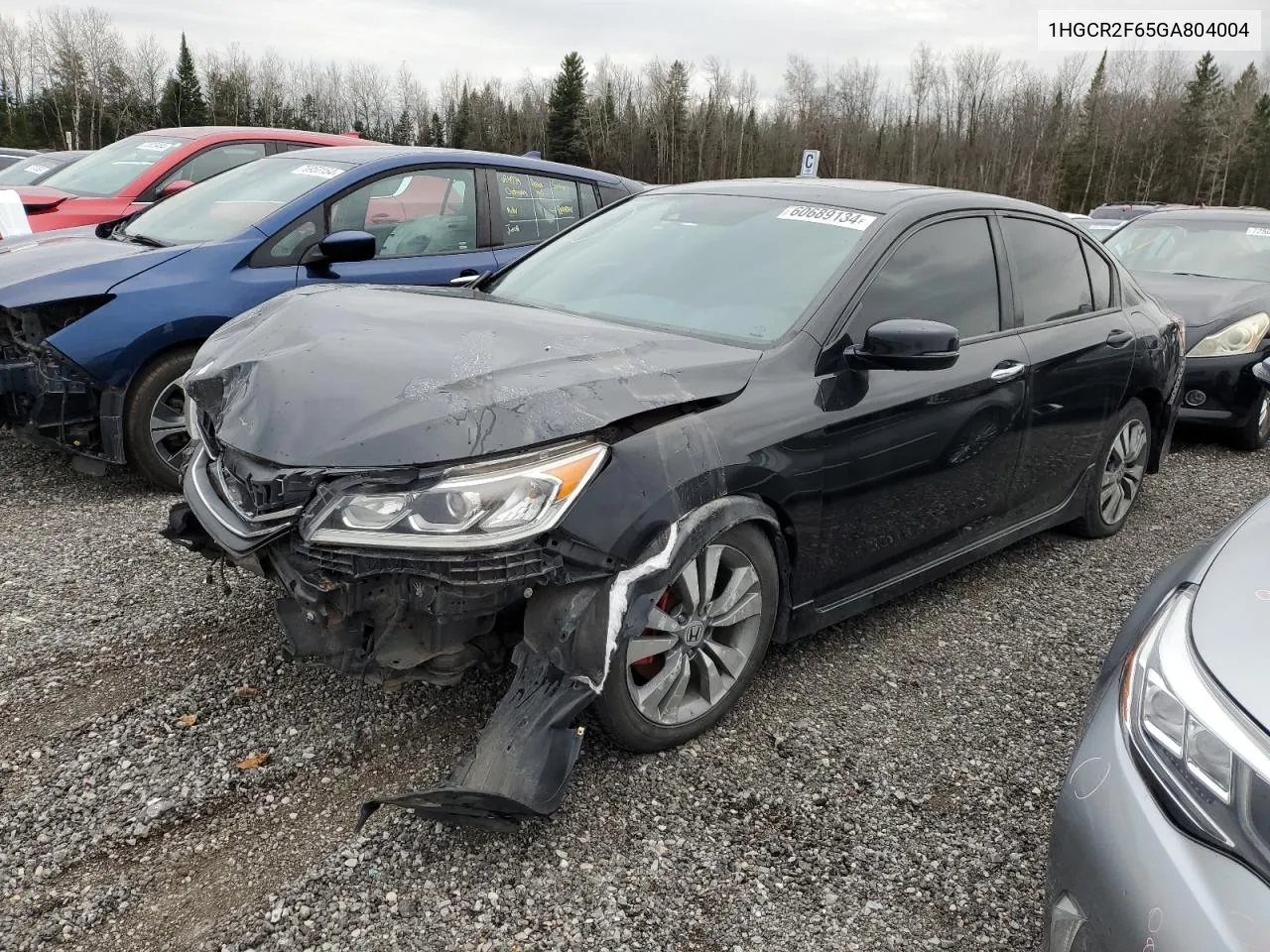 2016 Honda Accord Sport VIN: 1HGCR2F65GA804004 Lot: 60689134