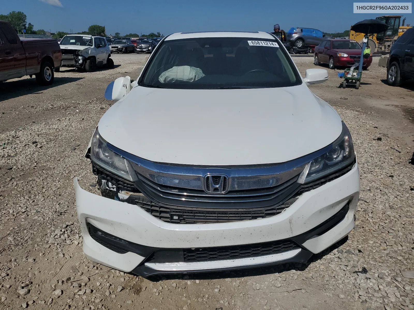 2016 Honda Accord Exl VIN: 1HGCR2F96GA202433 Lot: 65811214