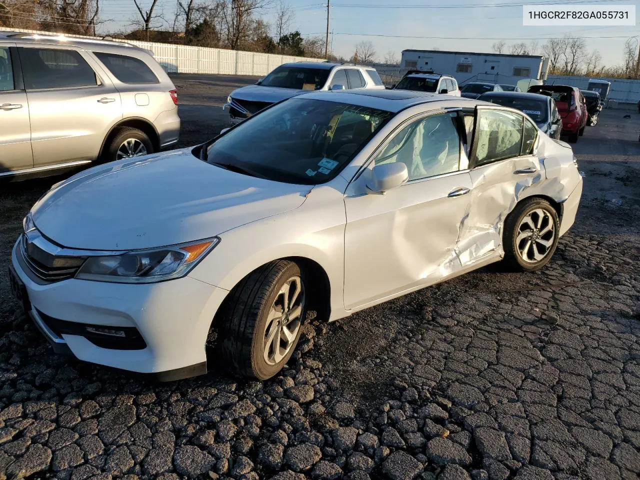 2016 Honda Accord Exl VIN: 1HGCR2F82GA055731 Lot: 70950734