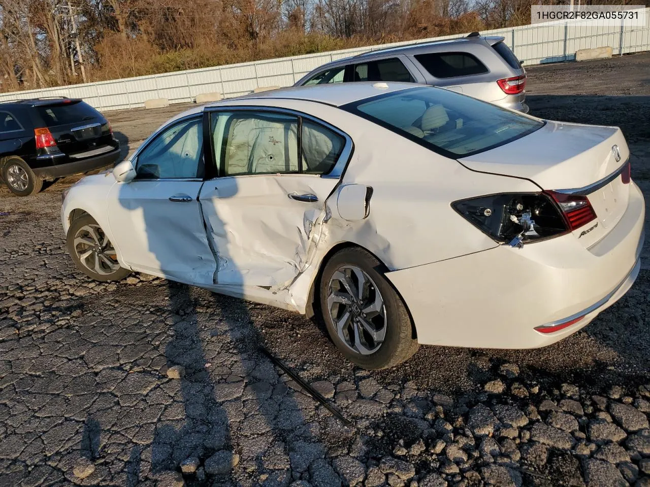 2016 Honda Accord Exl VIN: 1HGCR2F82GA055731 Lot: 70950734