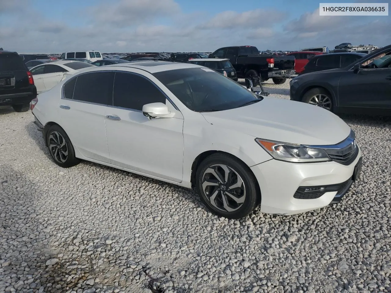 2016 Honda Accord Exl VIN: 1HGCR2F8XGA036635 Lot: 72161714