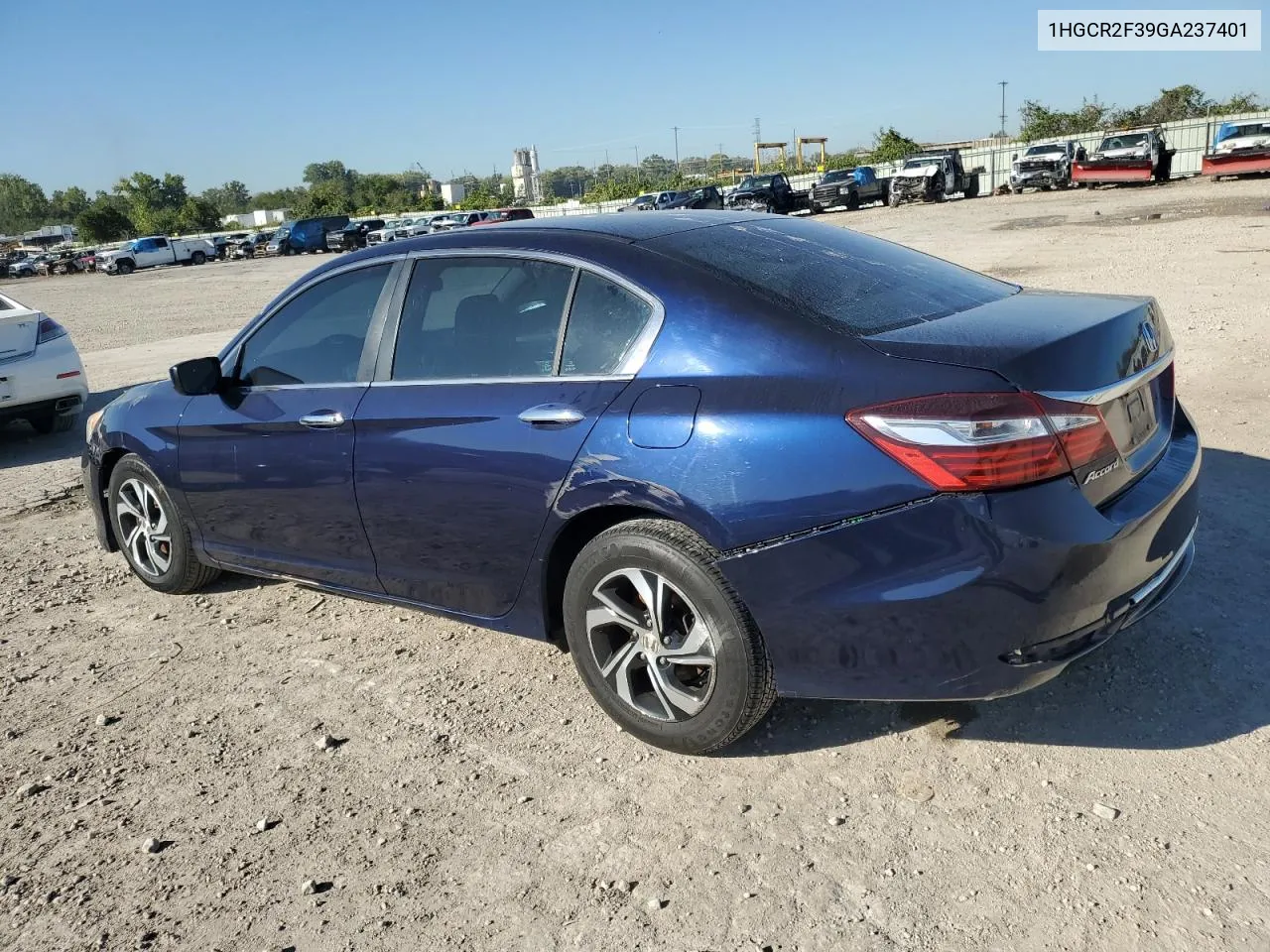 2016 Honda Accord Lx VIN: 1HGCR2F39GA237401 Lot: 72923044