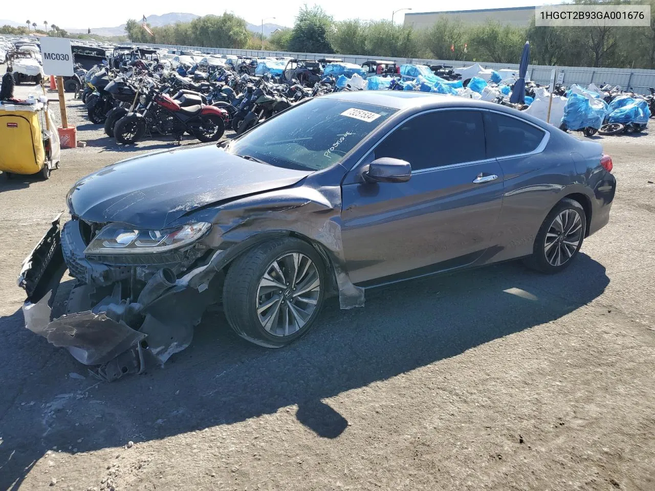 2016 Honda Accord Exl VIN: 1HGCT2B93GA001676 Lot: 73251534