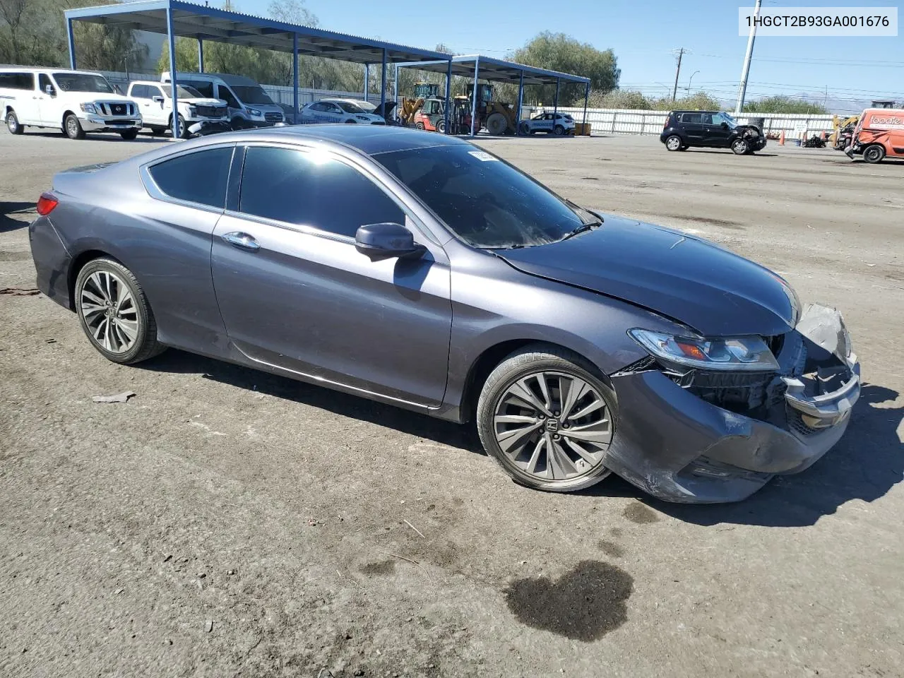 2016 Honda Accord Exl VIN: 1HGCT2B93GA001676 Lot: 73251534