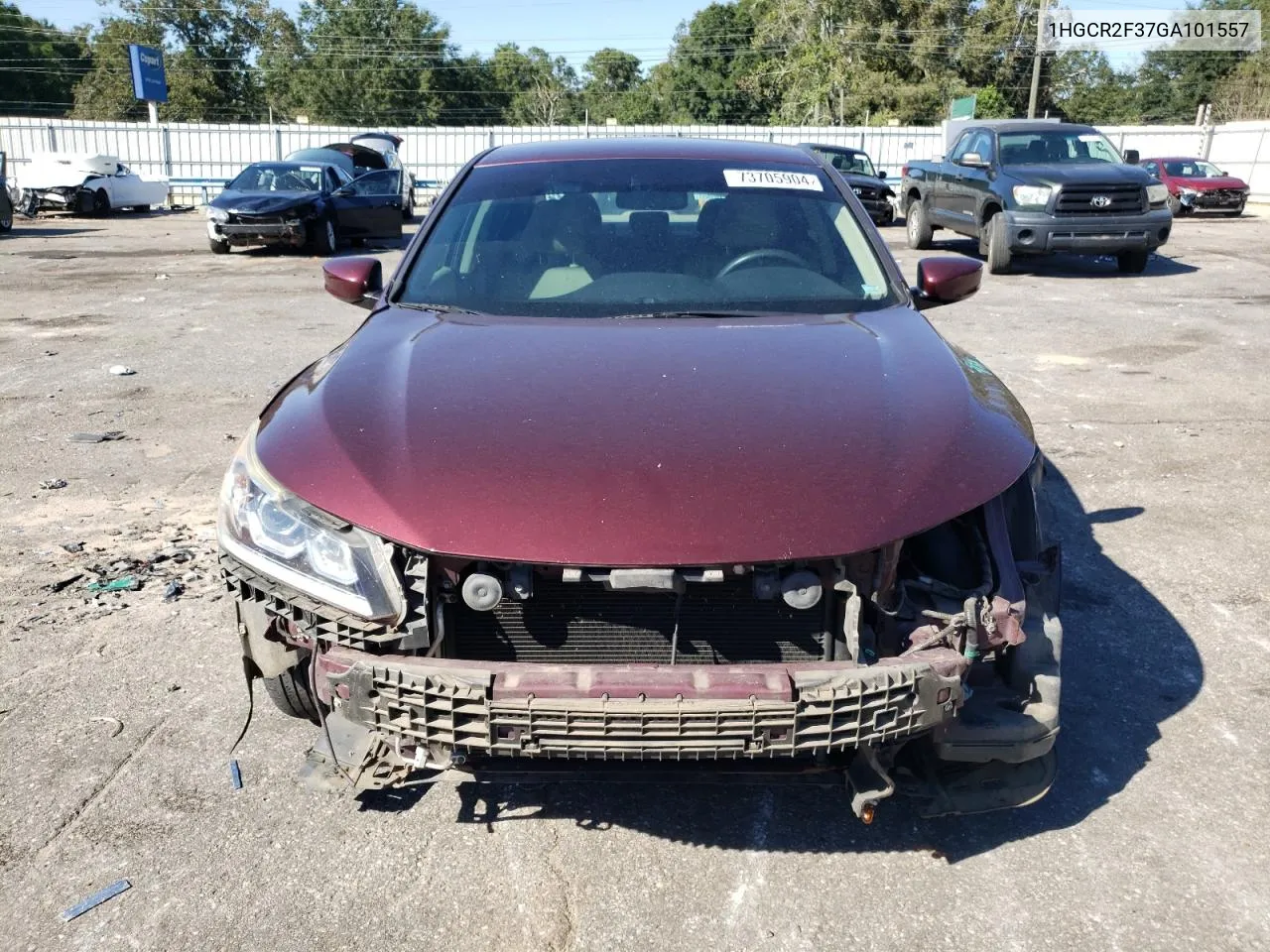 1HGCR2F37GA101557 2016 Honda Accord Lx