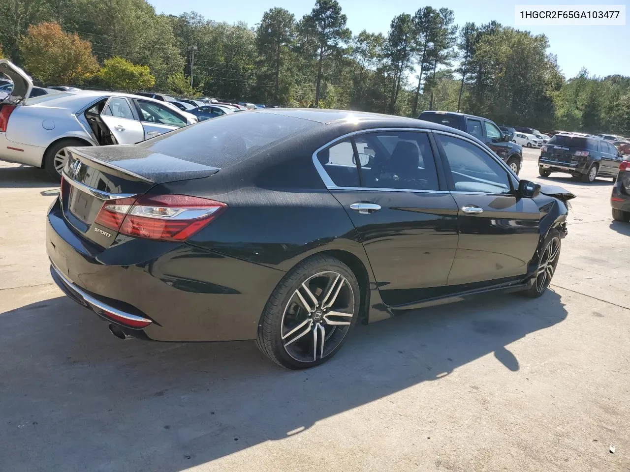 1HGCR2F65GA103477 2016 Honda Accord Sport